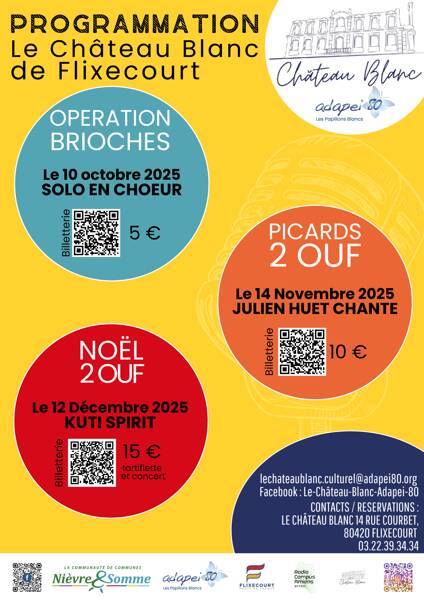 Programmation Culturelle Le Château Blanc