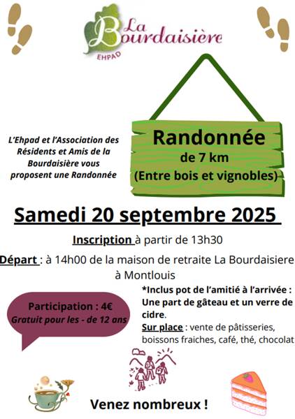 Randonnée de l'Association des Résidents et Amis de La Bourdaisière
