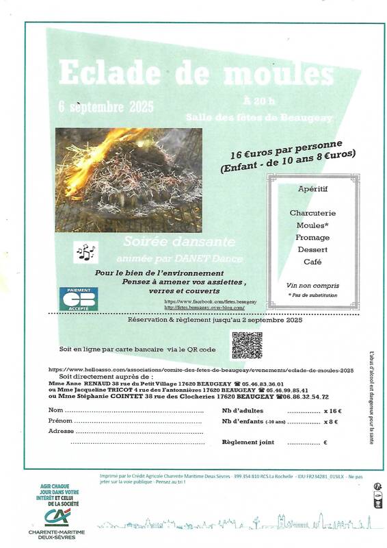 ECLADE DE MOULES 6 SEPTEMBRE 2025