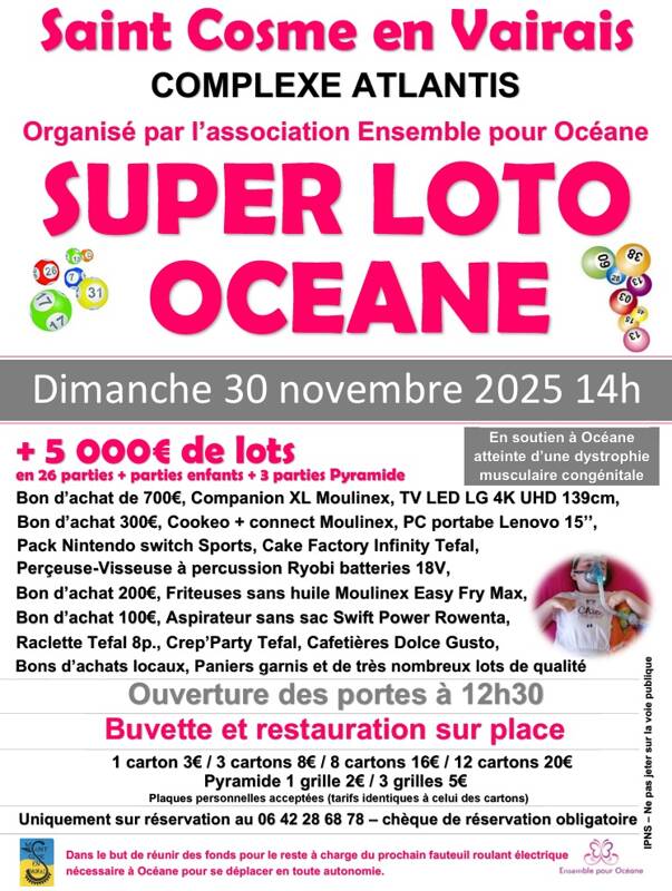 Super loto en soutien à Océane