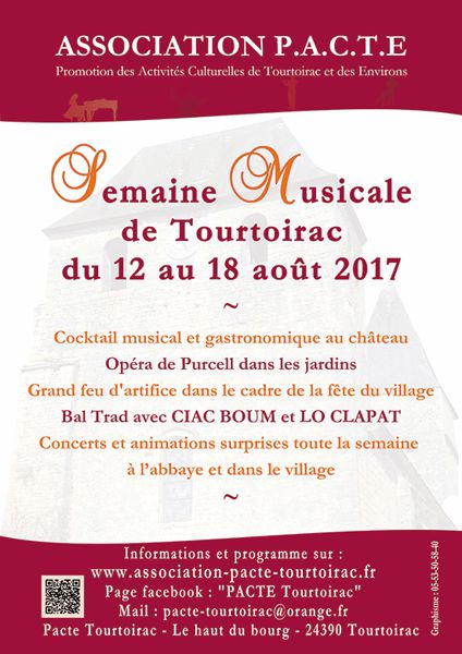 Semaine Musicale de Tourtoirac 2017