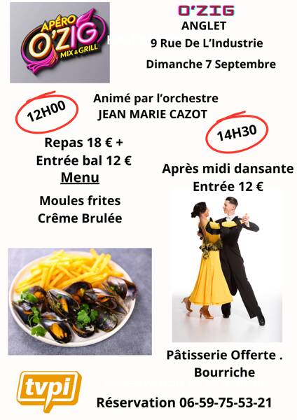  Repas Dansant + après midi dansante