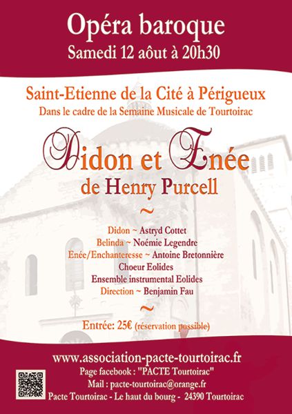 Opéra Didonet Enée de Purcell