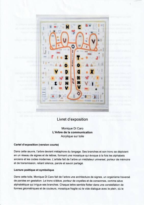 rentrée des artistes