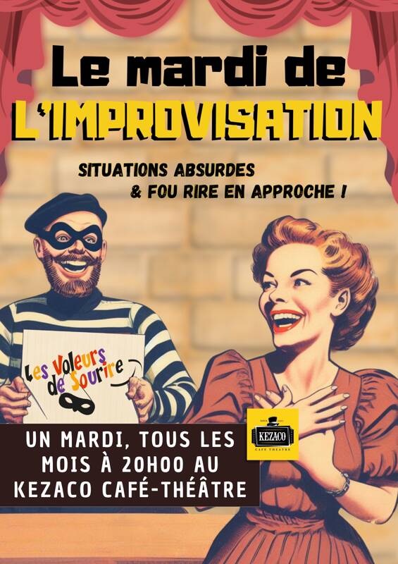 Mardi de l’improvisation avec Les Voleurs de Sourire