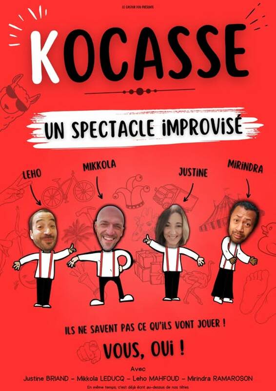 Kocasse, spectacle improvisé