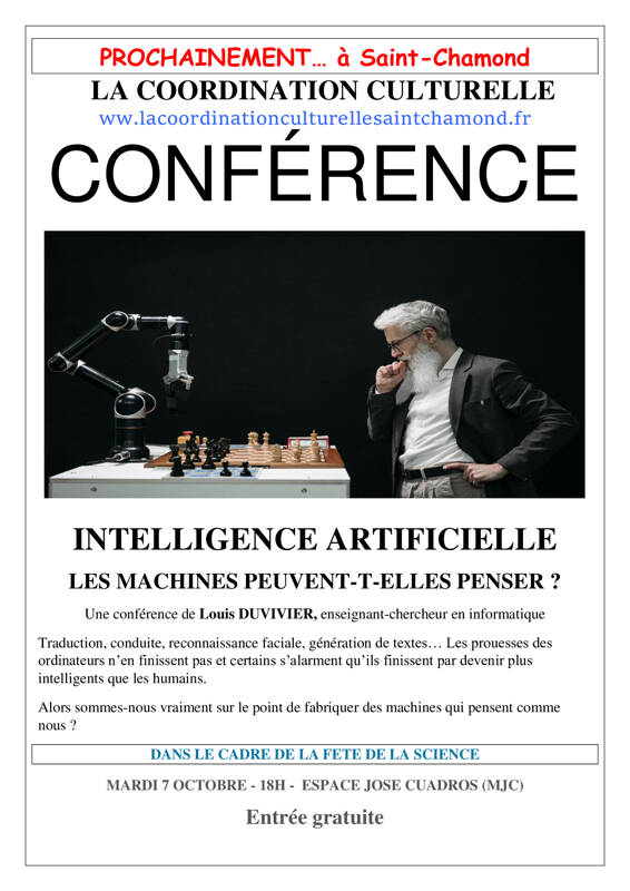 Intelligence artificielle, les machines peuvent-elles penser ?