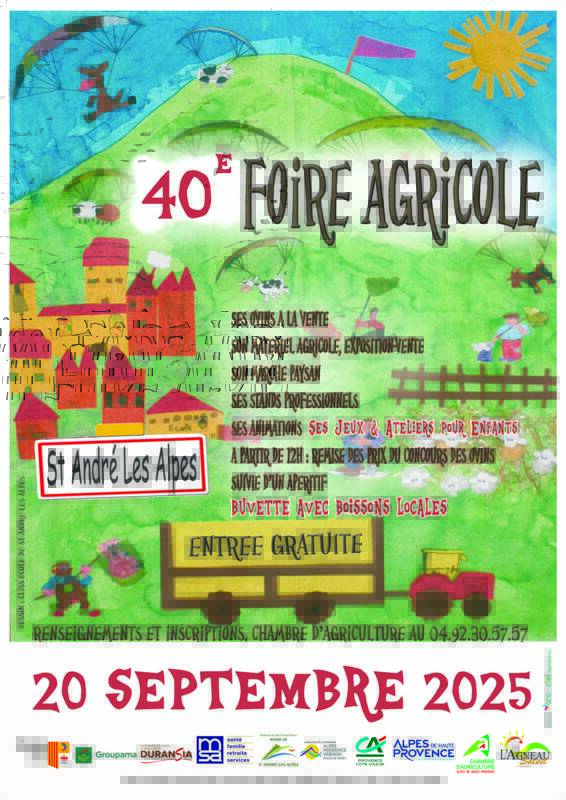 FOIRE AGRICOLE DE SAINT ANDRE LES ALPES