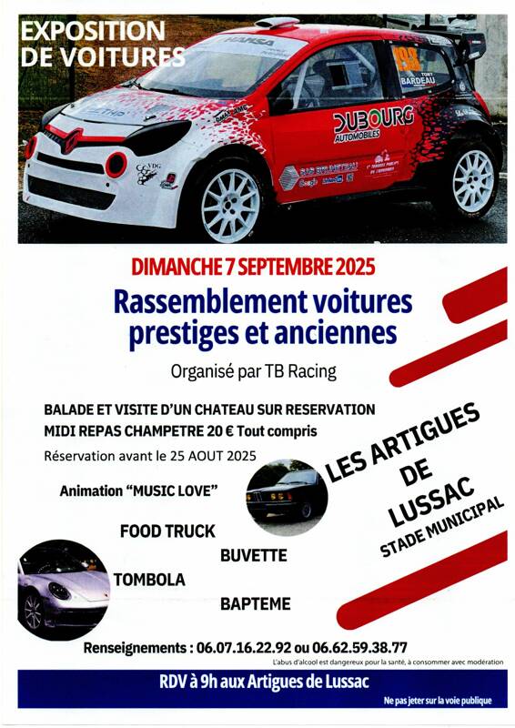 Exposition de voitures de prestiges