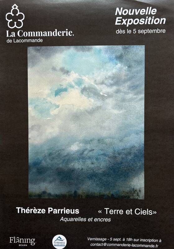 Terre et ciels: exposition d'aquarelles