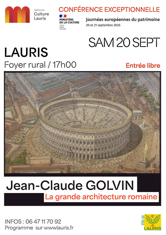 Conférence JC Golvin / La grande architecture Romaine