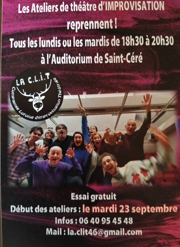 ATELIERS THEATRE IMPROVISATION