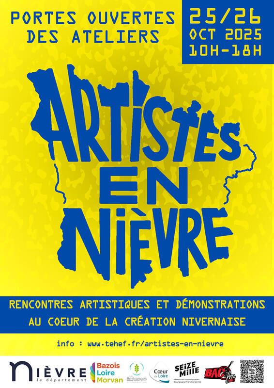 Portes ouvertes des ateliers d'artistes en Nièvre