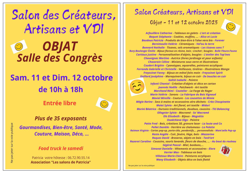 Salons de Créateurs, Artisans, VDI