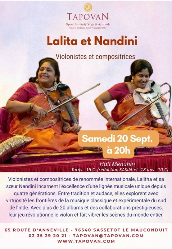 Concert de Lalita et Nandini