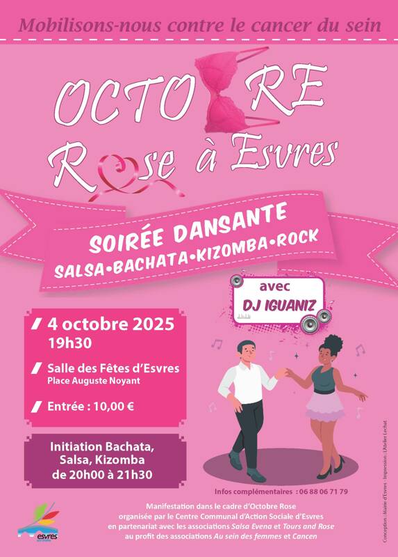 Soirée dansante : Octobre rose à Esvres