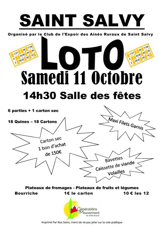 LOTO DES AINES