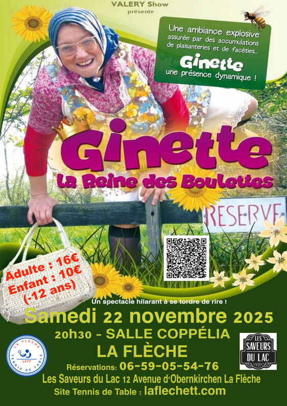 Humoriste : Ginette la reine des boulettes