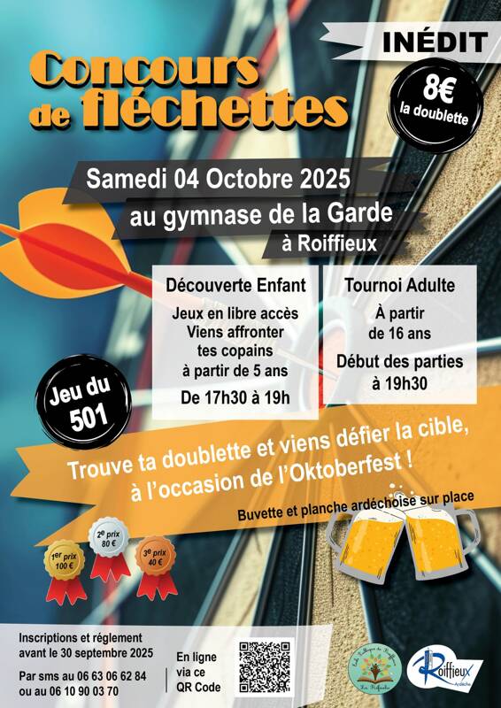 Concours de fléchettes