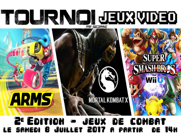 Tournoi Jeux Vidéo SBCGaming 2e édition