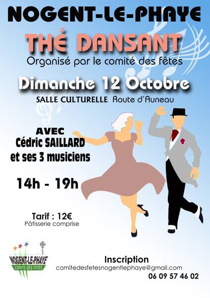 Thé Dansant Dimanche 12 octobre 2025