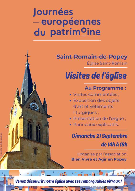 Visites de l’église - Journées européennes du patrimoine