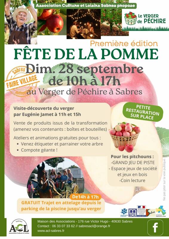 1ere Fête de la pomme à Sabres