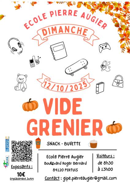 Vide-Grenier à l'école Pierre Augier (PERTUIS)