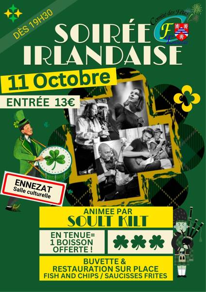Soirée Irlandaise