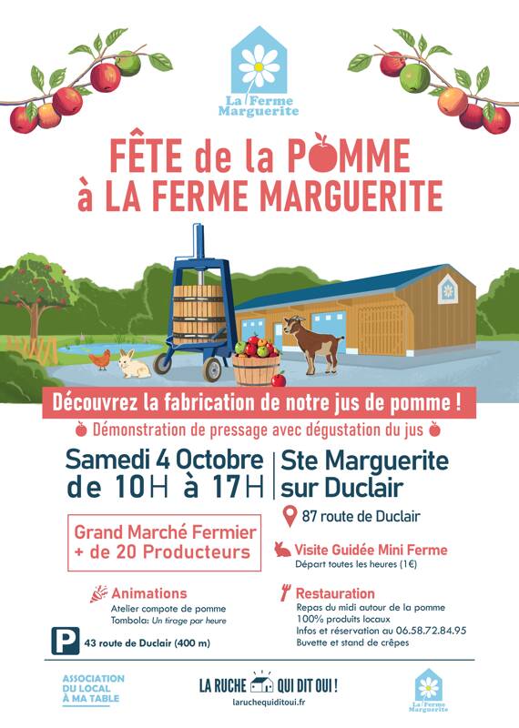 Fête de la pomme à la Ferme Marguerite