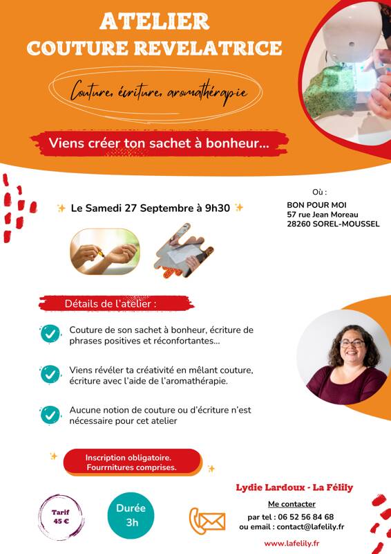 Couds ton sachet à bonheur