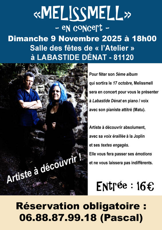 Melissmell en concert intimiste