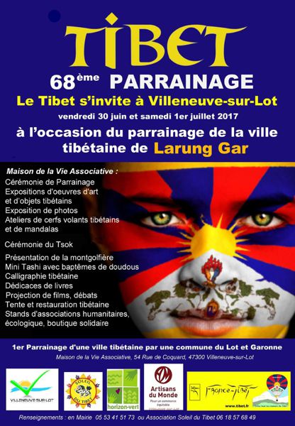 Le TIBET s'invite à VILLENEUVE sur LOT
