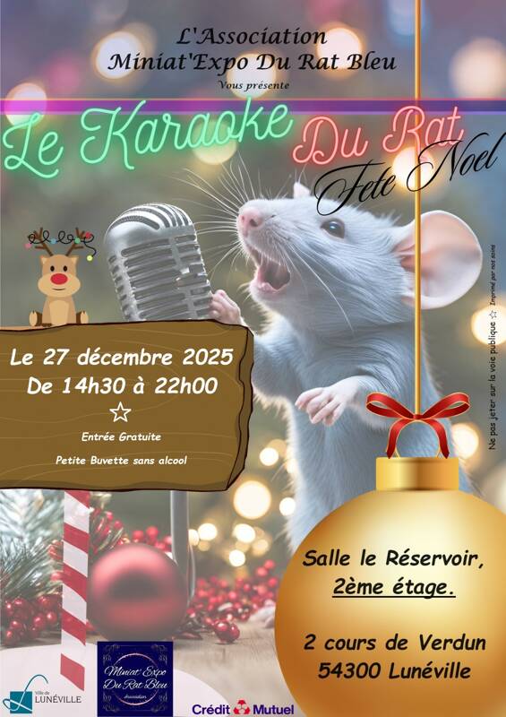 LE KARAOKE DU RAT FETE NOEL EST DE RETOUR