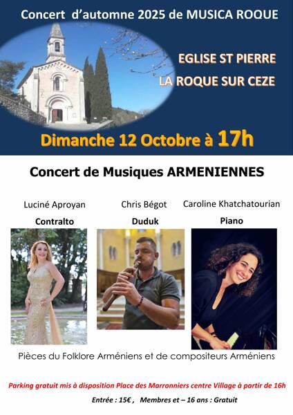 Concert de Musiques Arméniennes