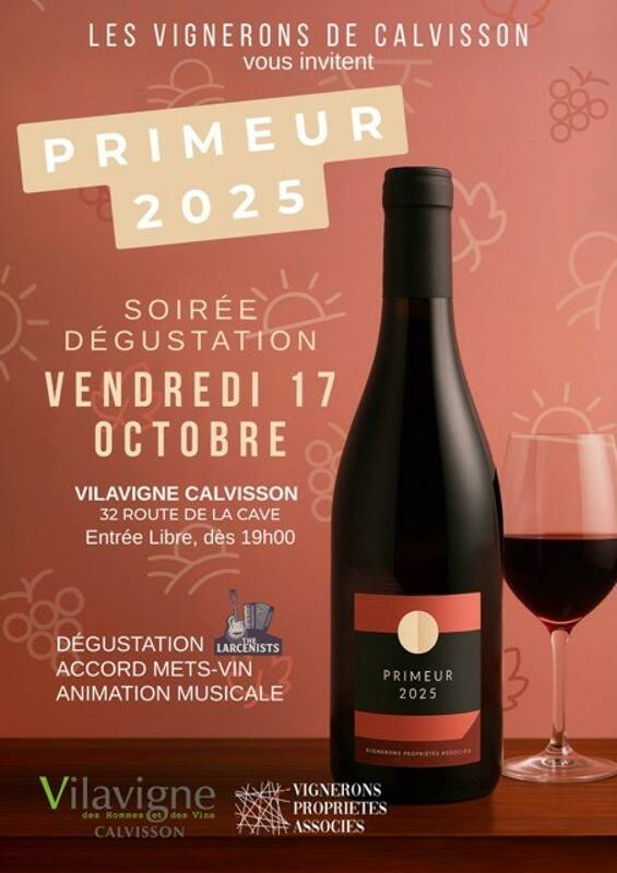Soirée primeur les Vignerons de Calvisson