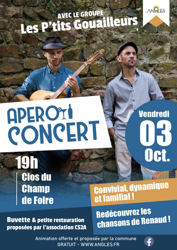 Apéro concert Les p'tits gouailleurs