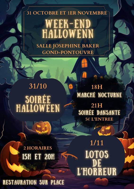 Marché nocturne et soirée dansante spéciale halloween