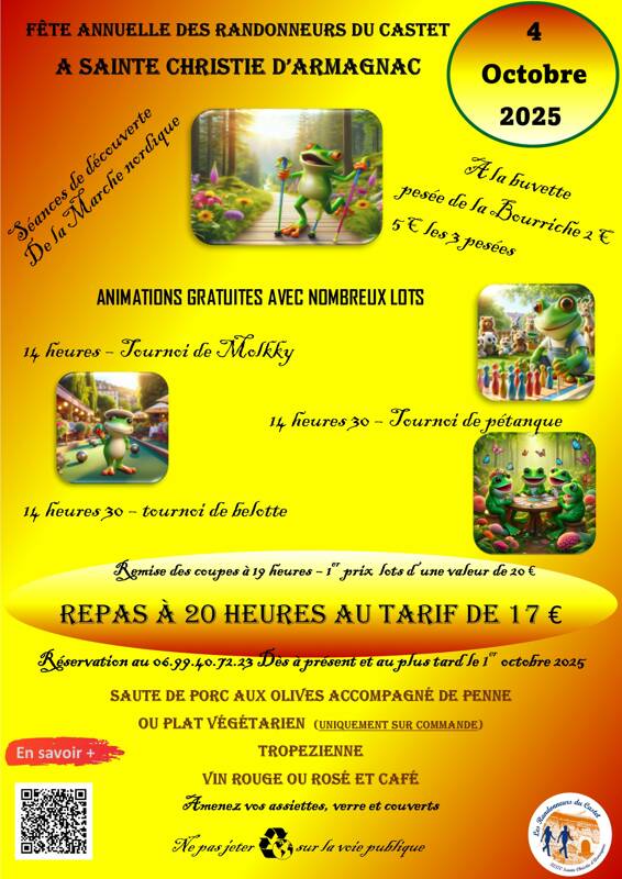 Fête Annuelle des Randonneurs du Castet