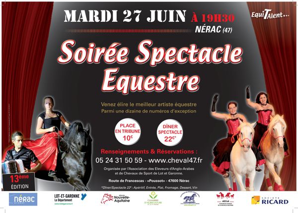 Soirée Spectacle Equi'Talent