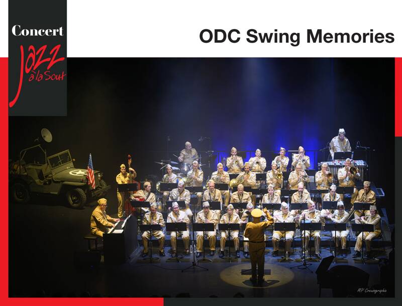 Concert 27e Festival d’automne en Creuse de Jazz à La Sout - ODC Swing Memories  « De Charles Trenet à Glenn Miller »