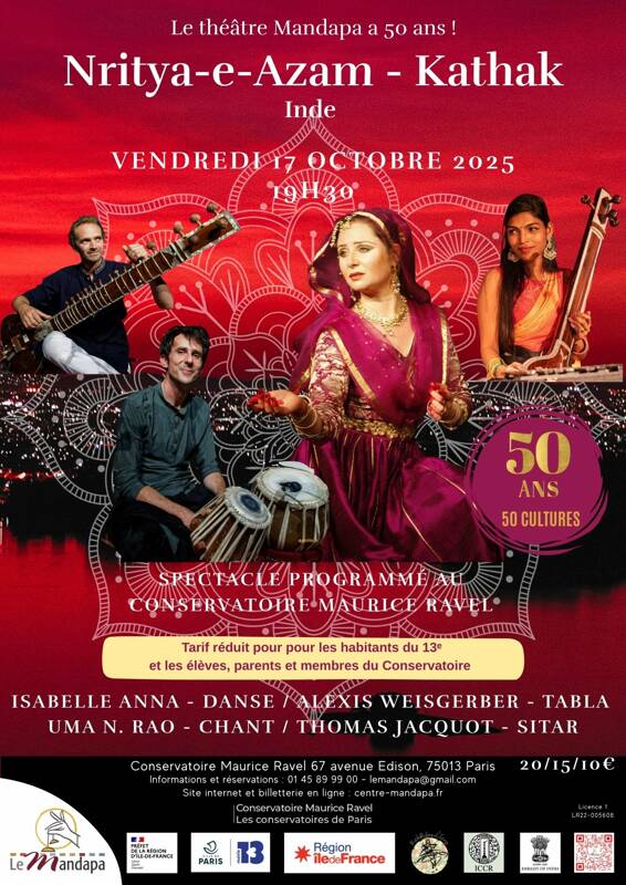 Nritya-e-Azam - Kathak - Danse indienne