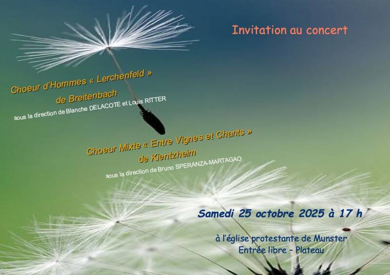 Concert de chant chorale