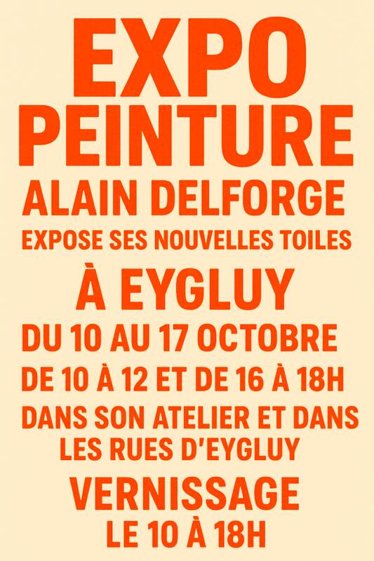 EXPOSITION PEINTURE A EYGLUY DROME