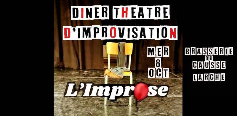 Dîner spectacle d'improvisation