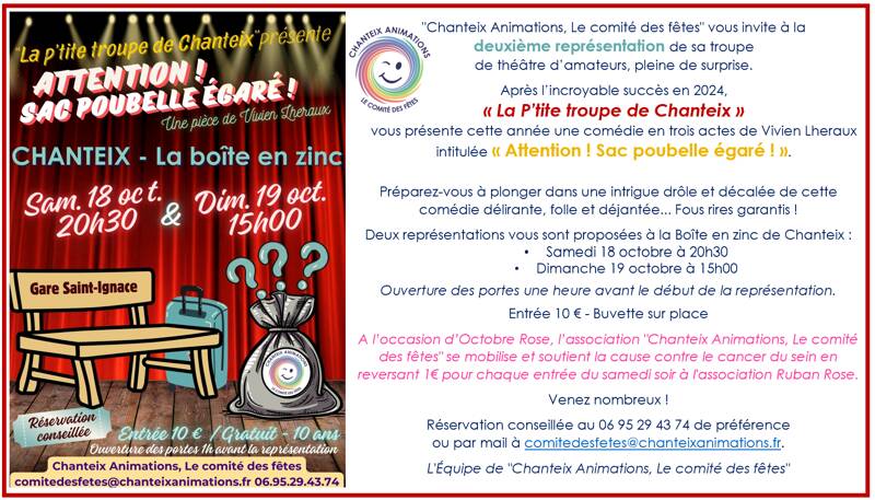 Attention! sac poubelle égaré!