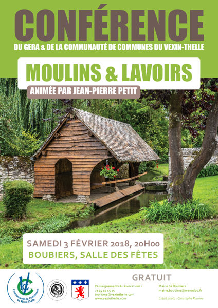 Conférence sur les lavoirs et moulins