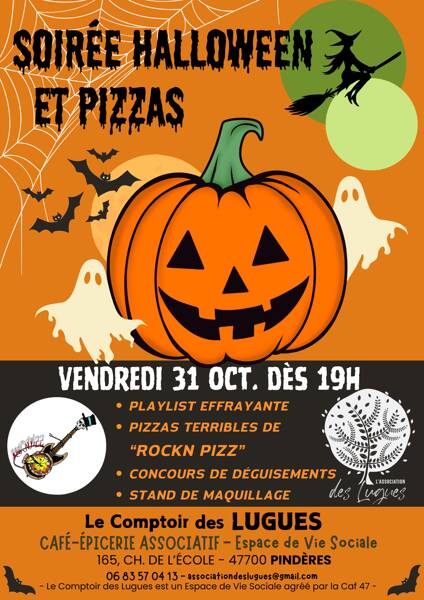 Soirée Halloween et Pizzas