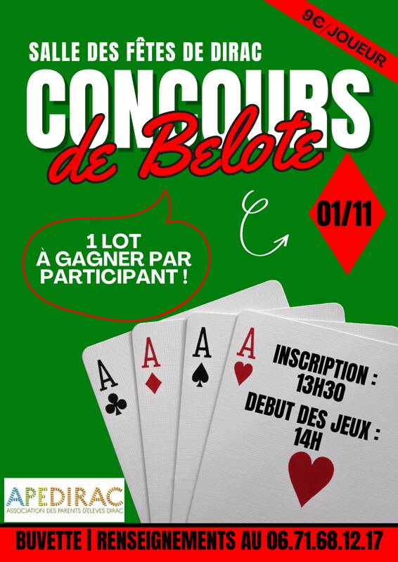 Concours de belote