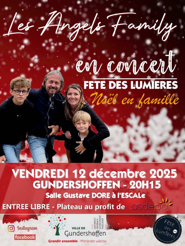 Concert de Noël des ANGELS FAMILY